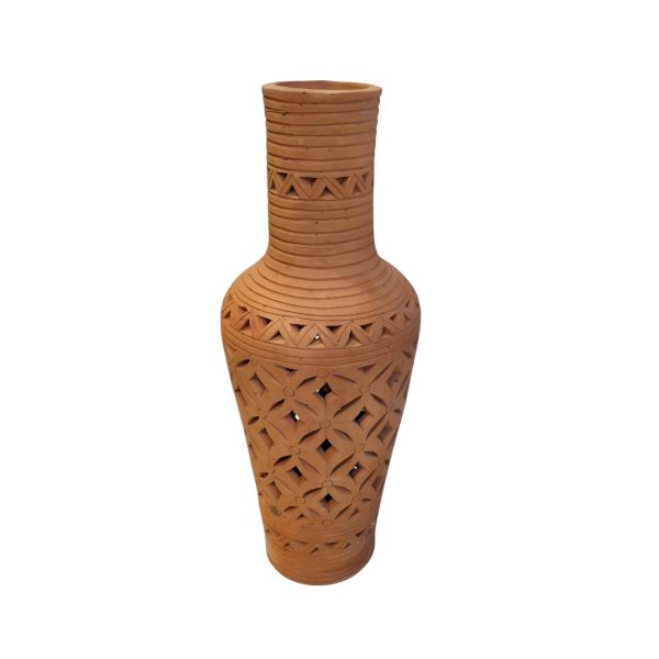Terracotta vase