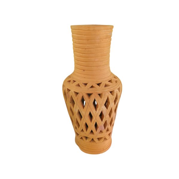 Terracotta vase