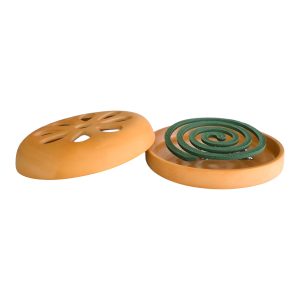 Clay Mosquito Coil Holder